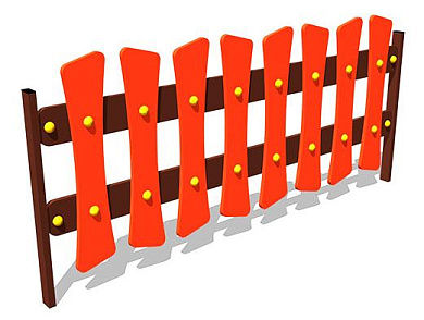 ограждение  хижина огд025 для уличной площадки