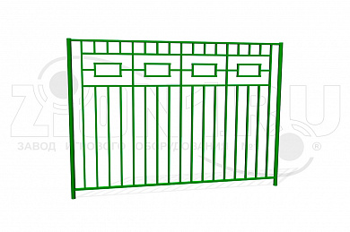 Забор металлический ОЗ-4 ОЗ094 для уличной площадки