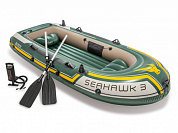 надувная лодка intex 68380 seahawk 3