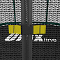Батут UNIX line SUPREME GAME 14 ft с защитной сеткой и лестницей