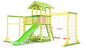 детская деревянная площадка савушка 15 color-10 для дачи