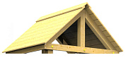 деревянная крыша littlesport пикник для детской площадки серии вариант