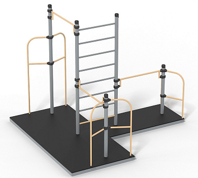 Спортивный комплекс Romana 204.26.00-01 на раме с настилом