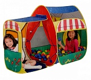 детская палатка calida 679 домик с пристройкой
