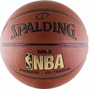 мяч баскетбольный spalding nba gold 745592