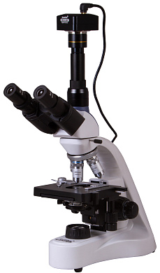 микроскоп levenhuk med d10t тринокулярный