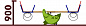 Качели-балансир Крокодил 04112.21 для детской площадки