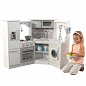 Большая детская угловая кухня KidKraft Белый-Интерактив