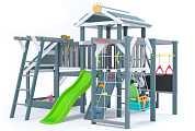 детская деревянная площадка савушка baby play - 13 индиго для дачи