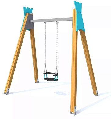 качели sweetplay эко.к.сп001 с подвесом для детской площадки