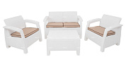 комплект мебели tweet terrace set белый уличный