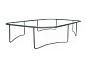 Батут Kogee Super Tramps Top 4,3 Х 3,0 м прямоугольный с защитной  сетью