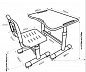 Парта и стул-трансформеры FunDesk Sole II