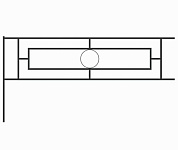 газонное ограждение гол9 16009 со столбом для уличной площадки