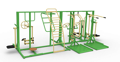 Спортивный комплекс Sport-Fora YTR003 с тренажерами многофункциональный для улицы