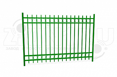 Забор металлический ОЗ-32 ОЗ086 для уличной площадки