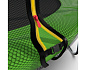 Батут DFC Trampoline Fitness с сеткой 10FT зеленый