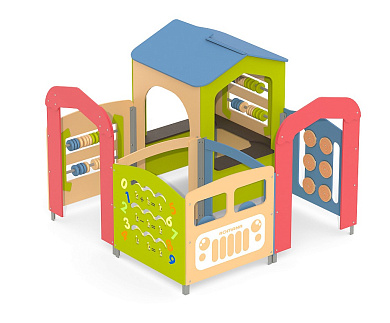 Игровой домик-лабиринт Romana 111.30.01 для детских площадок