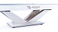 Стол-пул Rasson Victory II Plus 8 футов белый с плитой