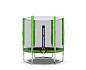 Батут DFC Trampoline Fitness с сеткой 5FT зеленый