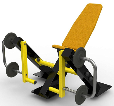 уличный тренажер sport-fora разгибание ног сидя ytx10 для спортивной площадки