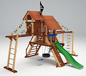 детская деревянная площадка савушка люкс 10