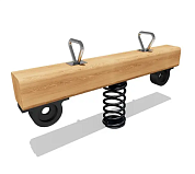 качалка-балансир на пружине вст 5847/1 для детской площадки