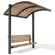 скамья 52103.24 для парков и уличных площадок