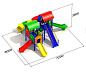 Детский комплекс Маугли 2.1 для игровой площадки