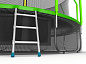 Батут с внутренней сеткой Evo Jump Cosmo 16ft Green с нижней сетью
