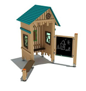 домик эко дг тип 2 для детской площадки