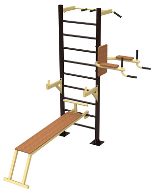 шведская стенка sport-fora ak9 для дачи