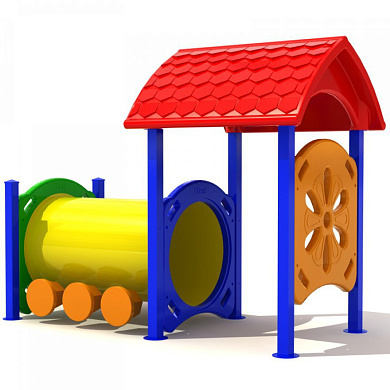 игровой комплекс паровозик 1 для детской площадки