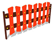 ограждение  хижина огд025 для уличной площадки