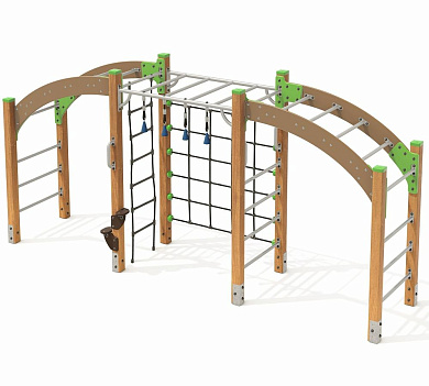 спортивный комплекс h24.09308 для детской спортивной площадки
