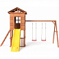 Детская деревянная площадка Можга Спортивный городок Избушка СГ-И крыша дерево 