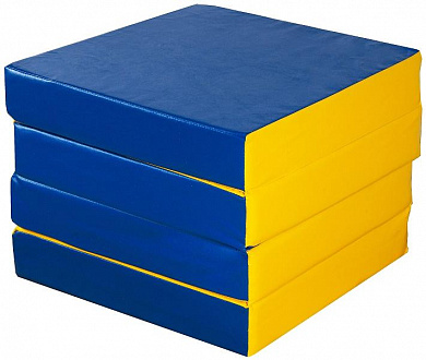 мат гимнастический кмс №11 100x100x10см складной