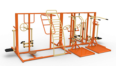 Спортивный комплекс Sport-Fora YTR003 с тренажерами многофункциональный для улицы