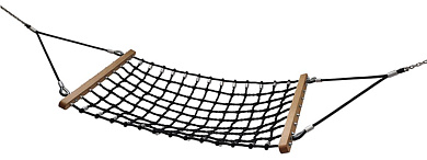 Гамак Hammock из армированного каната 161х100 см для детской площадки