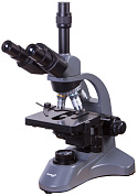 микроскоп levenhuk 740t тринокулярный