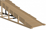 модуль деревянный скат савушка 5 метров