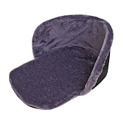 утеплитель меховой для санок серый