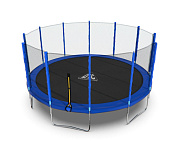 батут dfc trampoline fitness с сеткой 16ft синий
