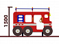 Игровой элемент Пожарная машина 38001 для уличной площадки