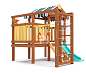 Детская деревянная площадка Савушка Baby Play Priority - 1