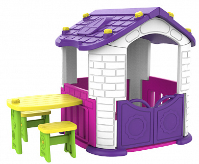 игровой домик toy monarch chd-355 со столиком и стульчиками