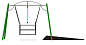 Качели КЧ-ММГН-02 для маломобильных групп населения