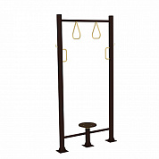 уличный тренажер sport-fora турник и твистер yt12 для спортивной площадки