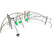 спортивный комплекс 09214 для спортивной площадки