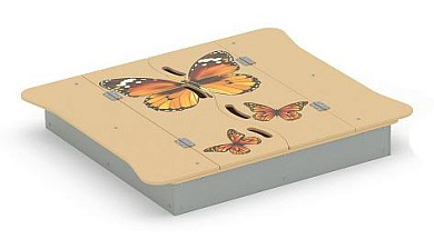 Песочница Romana 057.36.00 с крышкой для детской площадки